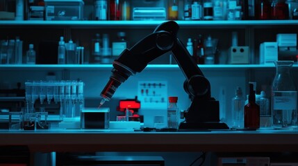 Poster - Robotic Arm Performing Laboratory Experimentation