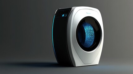 Poster - Futuristic Laundry Machine Design Concept