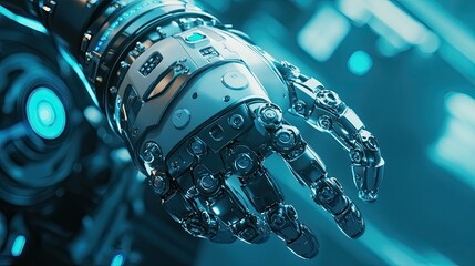 Aufkleber - a versatile robotic arm designed for various applications with a sleek and functional look.