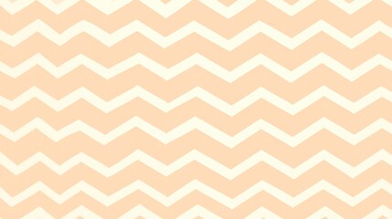 Aufkleber - Peach and White Chevron Zigzag Pattern Background