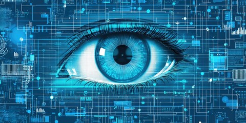 Leinwandbilder - Digital interface displaying fraud prevention tools and methods,  ecure and easy to use.
