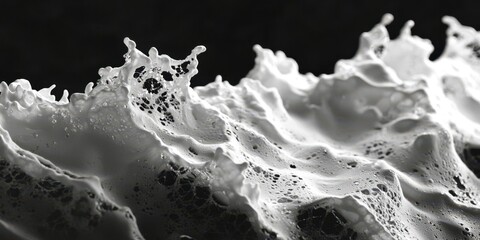 Poster - Wave of foam is shown in the image