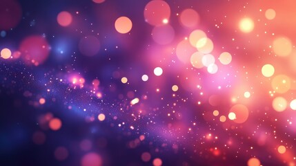 Aufkleber - Dreamy Abstract Background with Colorful Bokeh Lights and Soft Ethereal Vibes for Creative Projects and Visual Designs