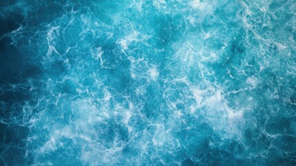 Fototapete - Turquoise and Aqua Marble Water Texture Abstract Blue Aquatic Background for Design and Creative Projects