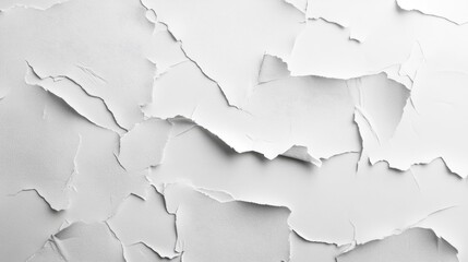 Poster - Textured Vintage Paper Background for Scrapbooking and Design with Rough Torn Edges and Subtle Grain for Creative Projects