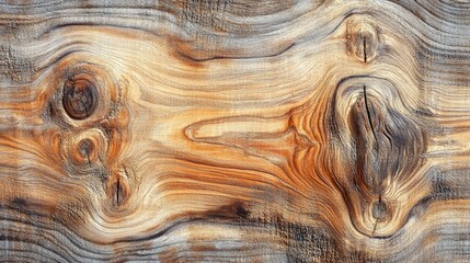 Poster - Natural wooden board texture with rich grain patterns perfect for creating a retro or rustic background for design projects.