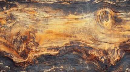 Poster - Richly textured vintage wooden surface displaying natural grains and organic patterns ideal for rustic backgrounds or design projects.