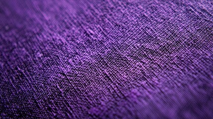 Poster - Closeup of violet textile texture with intricate seam pattern ideal for backgrounds and design projects