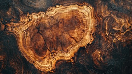 Poster - Nature-inspired vintage wood texture showcasing rich patterns and colors ideal for rustic design and background applications.