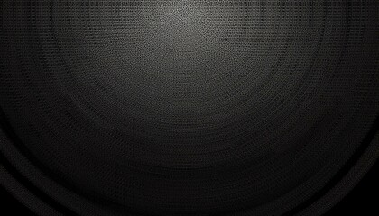 Poster - Abstract dark background of small rings in shades of black and gray colors. Generated image