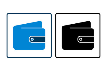 Poster - Wallet icon. icon related to Payment. suitable for web site, app, user interfaces, printable etc. solid icon style. simple vector design editable
