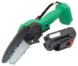 © AVD - small wood electric chain saw on white