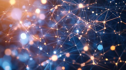 Poster - Abstract Network: Interconnected Nodes of Light and Energy
