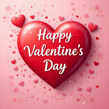 Happy Valentine's Day festive web banner