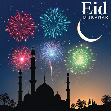Eid Mubarak Vector Art, Icons, and Graphics for Free