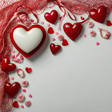 Valentines day festive banner