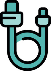 Poster - Usb cable ready for connection, representing data transfer, modern technology, and connectivity