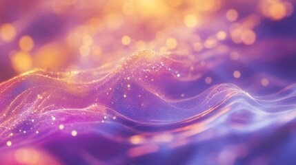 Poster - Abstract Glowy Landscape