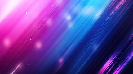 Poster - Abstract  Diagonal Lines Blue Pink Background
