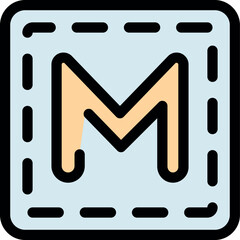 Poster - Mail icon symbolizing electronic communication, messaging, and online correspondence