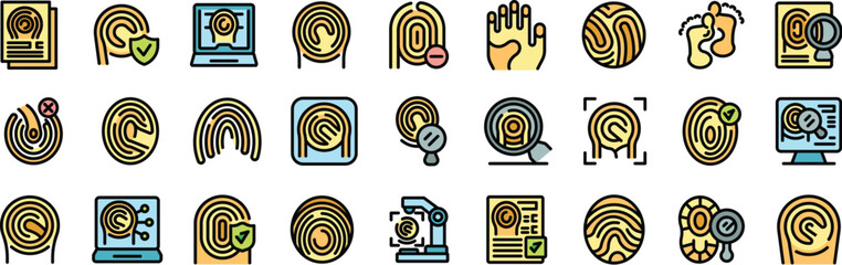 Poster - Fingerprint biometrics providing secure identification and access control through advanced scanning technology