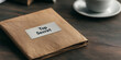 © A2Z AI  - Top Secret file on a wooden desk next to a coffee cup. Confidential documents and mystery.
