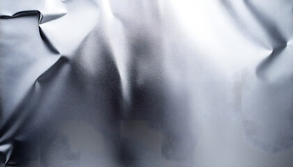 Wall Mural - platinum metallic effect foil with a smooth silver texture and gradient background.