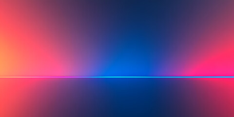 Aufkleber - Vibrant gradient background with a thin, bright blue line separating two color sections. Ideal for presentations or digital design.