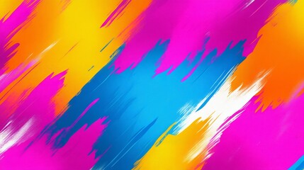 Poster - Bright Youth Grunge  Pattern - Vibrant, dynamic design.  Youthful energy, bold colors, grunge texture,  repeat. Ideal for textile, fashion, and web.