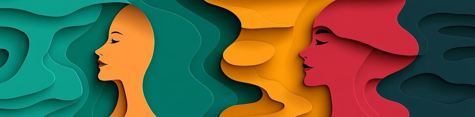 Fototapete - Modern and abstract square templates tailored for sales and social media advertising. The set includes gentle spring shapes for use in banner design, websites, posts, posters, and flyers, complete