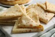 © New Africa - Many tasty crepes on white marble board, closeup