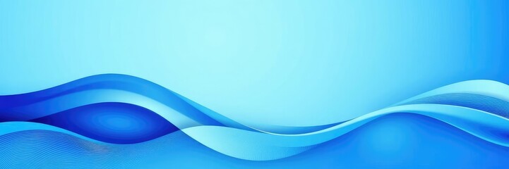 Fototapete - Abstract blue background with swirling patterns and gradients, artistic, blue, design