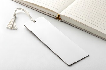 Bookmark mockup, ideal for showcasing branding, custom text, or illustrations.