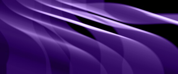 Wall Mural - purple abstract wavy background