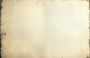 Poster - Aged film texture background. Light beige color. Vintage feel with grunge elements. Dust particles and scratches present. Blank space for design. Ideal as template for posters or photo overlays.