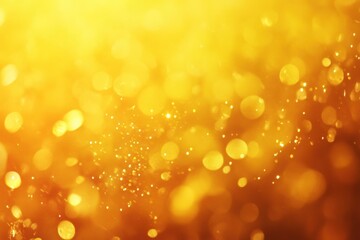 Poster - Golden bokeh lights creating a festive and luxurious background, perfect for celebrations, holidays, or any elegant design