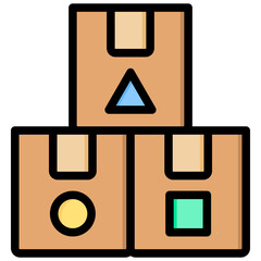 Poster - Product Differentiation Outline Color Icon