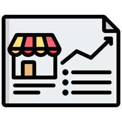 Poster - Development Plan Outline Color Icon