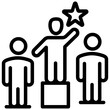 © Uniconlabs - Competitive Advantage Outline Icon