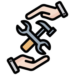 Poster - Total Productive Maintenance Outline Color Icon