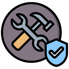 Poster - Maintenance Outline Color Icon