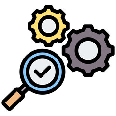 Poster - Inspection Outline Color Icon