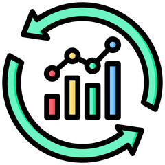 Poster - Kaizen Outline Color Icon