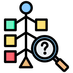 Poster - Root Cause Analysis Outline Color Icon
