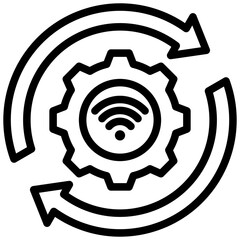 Poster - Autonomous Outline Icon