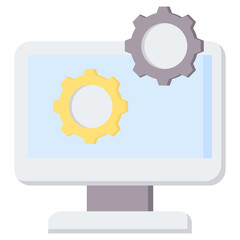 Poster - Computer Software Flat Icon