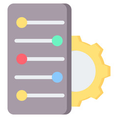 Poster - Control System Flat Icon
