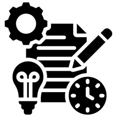 Poster - Planning Method Glyph Icon