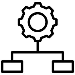Aufkleber - Diagram Outline Icon