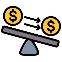 Poster - Liquidity Crisis Outline Color Icon
